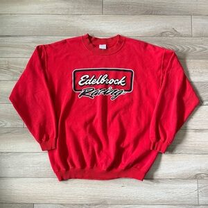 Vintage late 90’s Edelbrock Racing Crewneck Sweater